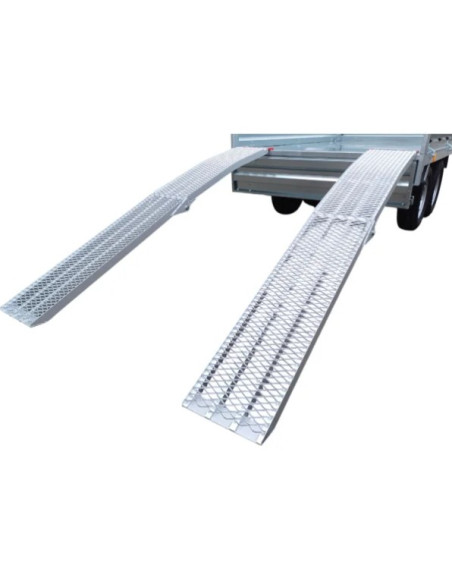 RAMPES EN ALUMINIUM PLIANTES LONGUEUR 2.27 M CAPACITE 900 KG
