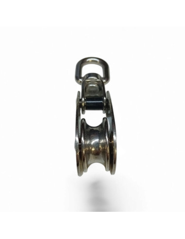 POULIE SIMPLE ARTICULEE POUR CABLE 8 MM EN INOX...