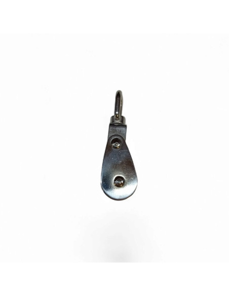 POULIE SIMPLE ARTICULEE POUR CABLE 6 MM EN INOX 304