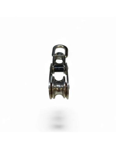 POULIE SIMPLE ARTICULEE POUR CABLE 6 MM EN INOX...