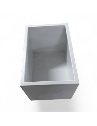 JARDINIERE ALUMINIUM 600 X 400 X 400 MM...