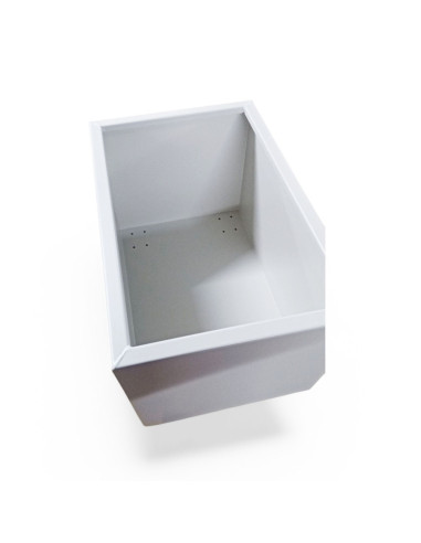 JARDINIERE ALUMINIUM 600 X 400 X 400 MM...