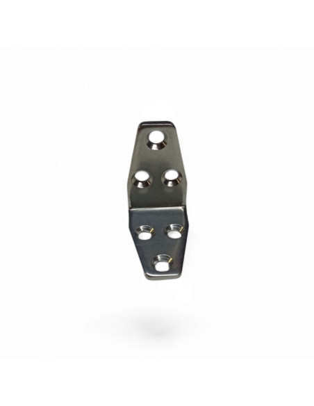 EQUERRE TRAPEZOIDALE 56 X 56 MM, INOX AISI 304