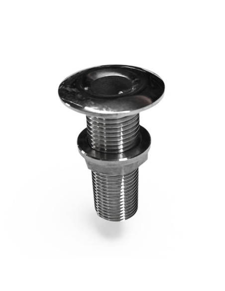 PASSE COQUE TETE BOMBEE ENTIEREMENT FILETE 1/2, INOX ASI 316
