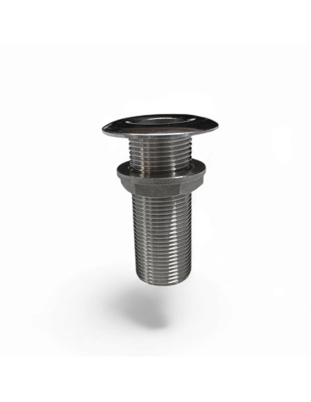 PASSE COQUE TETE BOMBEE ENTIEREMENT FILETE 3/4, INOX ASI 316