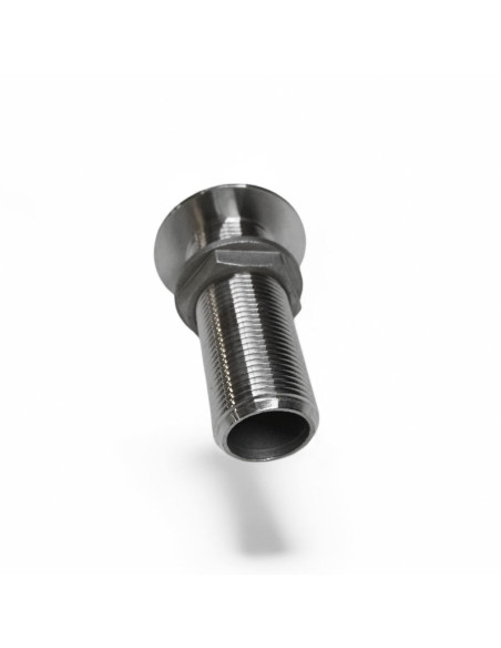 PASSE COQUE TETE BOMBEE ENTIEREMENT FILETE 3/4, INOX ASI 316