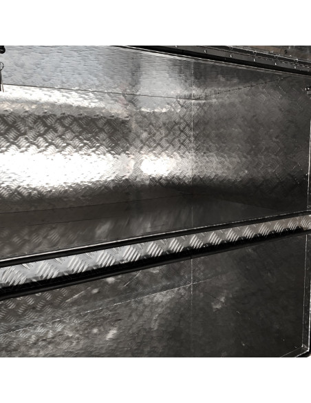COFFRE ALUMINIUM OUVERTURE FACE 900L DIM. 1113 X 820 X 1100 MM