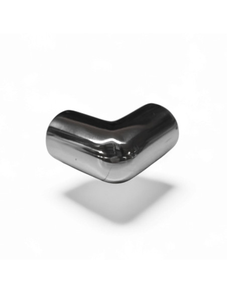 RACCORD COUDE 90 ° POUR TUBE DE 22 MM, INOX POLI AISI 316