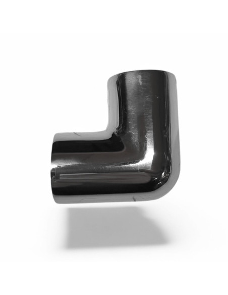 RACCORD COUDE 90 ° POUR TUBE DE 22 MM, INOX POLI AISI 316
