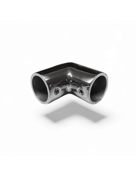 RACCORD COUDE 90 ° POUR TUBE DE 22 MM, INOX POLI AISI 316