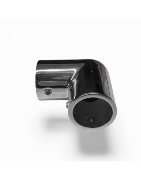 RACCORD COUDE 3 VOIES ANGLE 90 ° POUR TUBE DE 25 MM, INOX POLI AISI 316