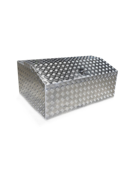 COFFRE ALUMINIUM OBLIQUE 380L DIM. 1100 X 800 X 500 MM