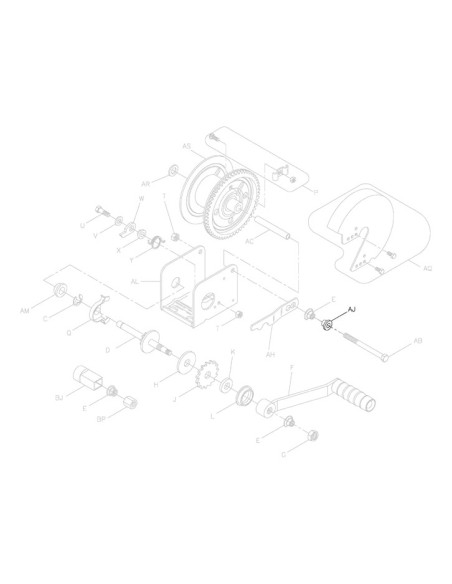 DUTTON LAINSON RONDELLE POUR TREUIL SÉRIE DLB1200-1500-1505-2500-800-505