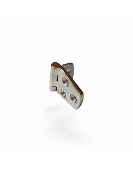CHARNIERE ASYMETRIQUE 58 X 38 X 4,5 MM, INOX POLI AISI 316