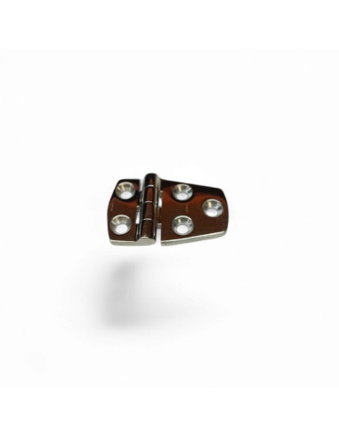 CHARNIERE ASYMETRIQUE 58 X 38 X 4,5 MM, INOX...