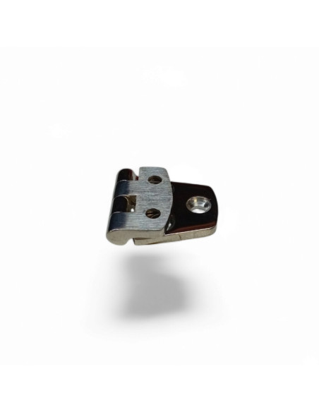CHARNIERE ASYMETRIQUE 58 X 38 X 4,5 MM, INOX POLI AISI 316