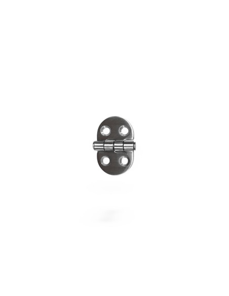CHARNIERE BORDS ARRONDIS 47 X 30 X 1,5 MM, INOX AISI 304