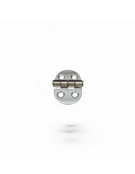 CHARNIERE BORDS ARRONDIS 47 X 30 X 1,5 MM, INOX AISI 304