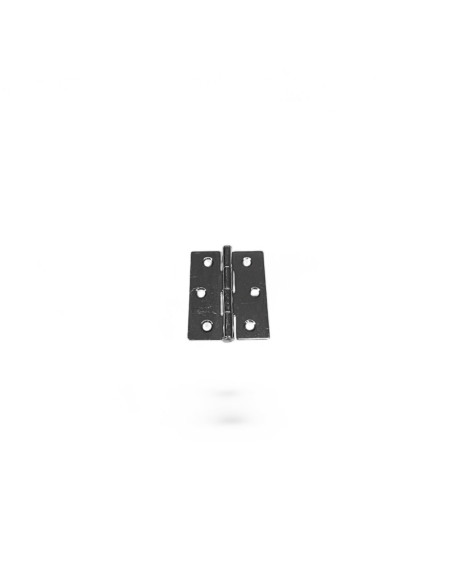 CHARNIERE RECTANGULAIRE 50 X 40 X 0,8 MM, INOX AISI 304