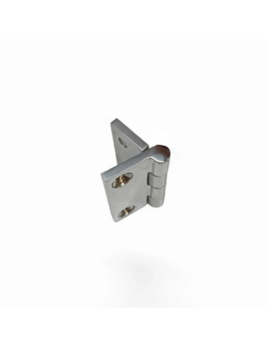 CHARNIERE CARREE 50 X 50 X 4,5 MM, INOX POLI...