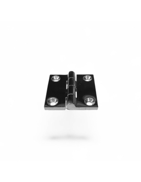 CHARNIERE CARREE 50 X 50 X 4,5 MM, INOX POLI AISI 316