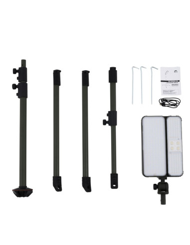 LAMPE LED SUR TREPIED 2 LAMPES