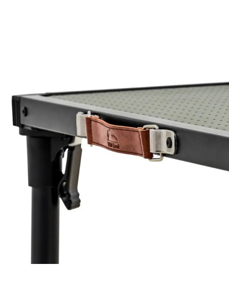 TABLE PLIABLE ALUMINIUM FINITION KAKI