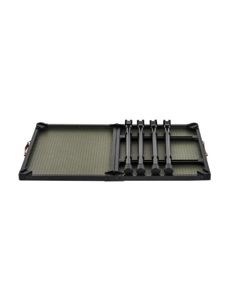 TABLE PLIABLE ALUMINIUM FINITION KAKI