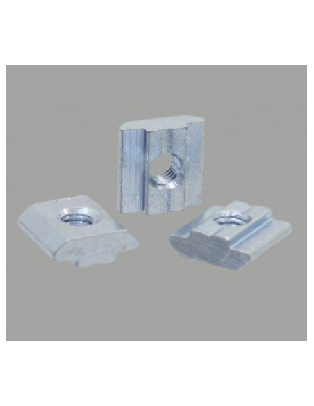 ECROU DE FIXATION POUR PROFILE ALU FENTE 8 MM - M6 (OPTION KIT VISSERIE)