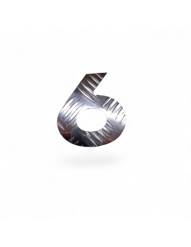 CHIFFRES ALUMINIUM STRIE EP. 2,6 MM