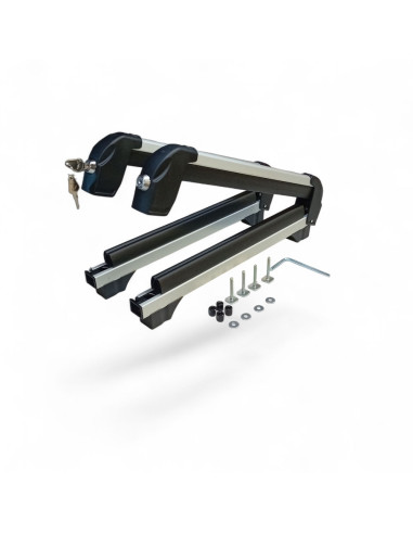 PORTE-SKIS EN ALUMINIUM POUR BARRES DE TOIT
