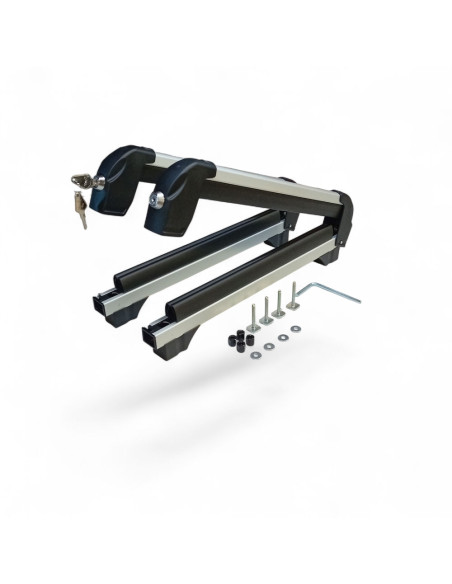 PORTE-SKIS EN ALUMINIUM POUR BARRES DE TOIT