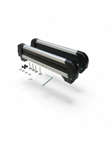 PORTE-SKIS EN ALUMINIUM POUR BARRES DE TOIT