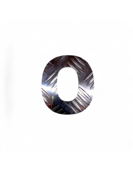 CHIFFRES ALUMINIUM STRIE EP. 2,6 MM