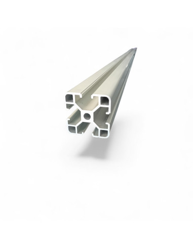PROFILE ALUMINIUM 6063 DIM. 40X40X1,6 MM FENTE 8 MM