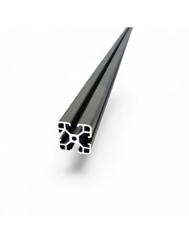 PROFILE ALUMINIUM 6063 DIM. 40X40X1,6 MM FENTE 8 MM