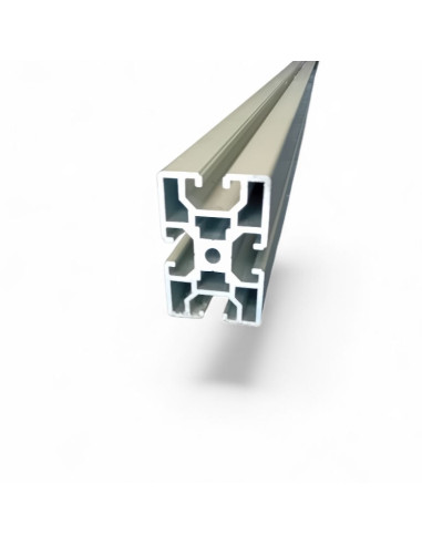 PROFILE ALUMINIUM 6063 DIM. 40X60X1,8 MM FENTE 8 MM