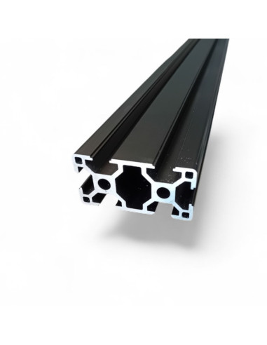 PROFILE ALUMINIUM 6063 DIM. 30X60X2,2 MM FENTE 8 MM