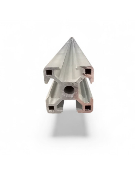 PROFILE ALUMINIUM 6063 DIM. 30X30X2,2 MM FENTE 8 MM