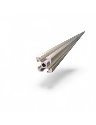 PROFILE ALUMINIUM 6063 DIM. 20X20X1,5 MM FENTE 6 MM