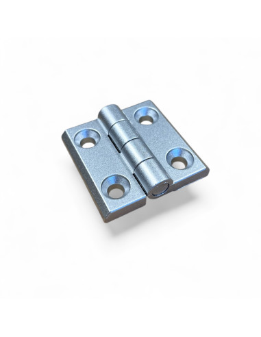 CHARNIERE RECTANGULAIRE ALUMINIUM 50 X 50 X 12 MM