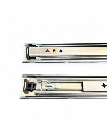 COULISSE GLISSIERE AVEC BLOCAGE 800 MM / 100 KG (VENDU PAR PAIRE)