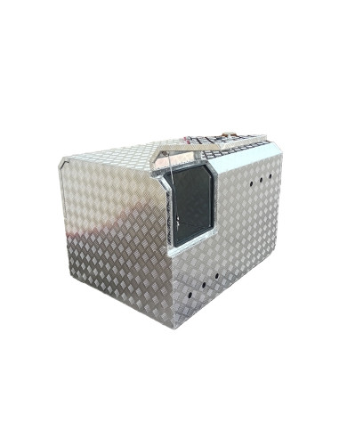 COFFRE ALUMINIUM POUR TRANSPORT 4 CHIENS DIM....