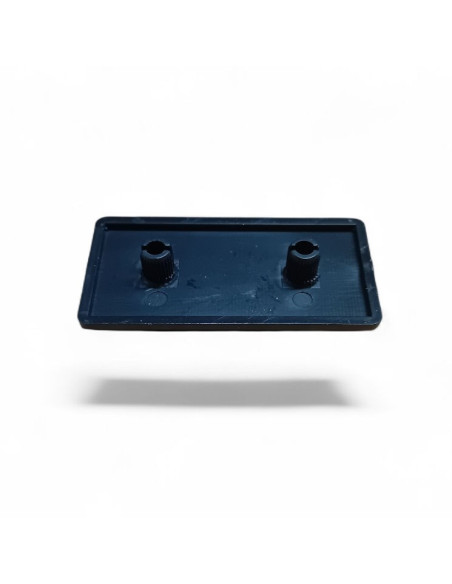 EMBOUT DE PROTECTION POUR PROFILE ALUMINIUM 30X60 MM - FENTE 8 MM - NOIR