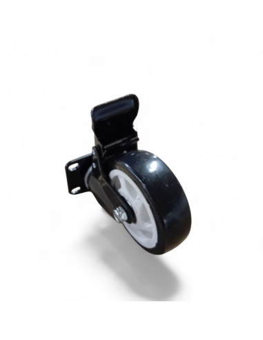 ROULETTE PIVOTANTE 4" À FREIN POLYURETHANE Ø 95 MM