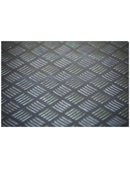TAPIS CAOUTCHOUC CHECKER NOIR - 70 SHORES - EP. 3 MM