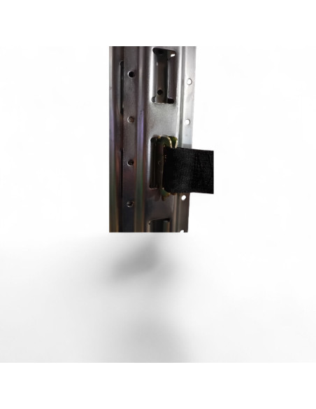 SANGLE D'ARRIMAGE À CLIQUET RETRACTABLE POUR RAIL UNIVERSEL 3M CAP 750 KG