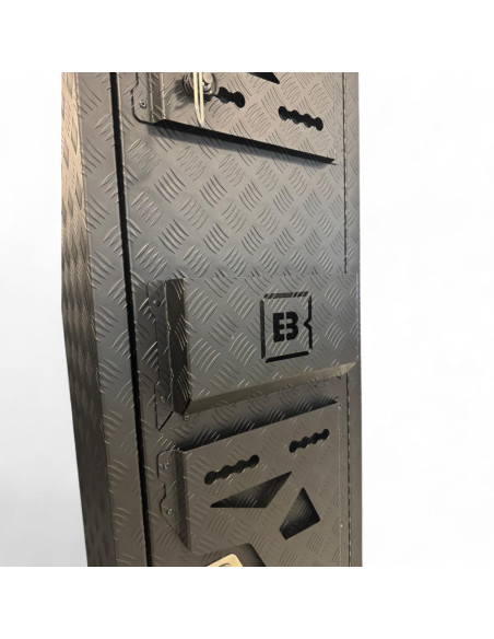 BAC DE RANGEMENT ALUMINIUM DIM. 370X60X203 MM