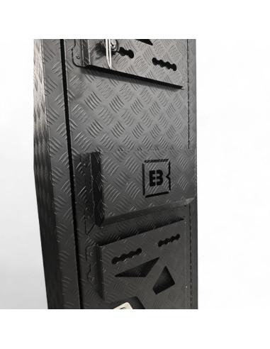 BAC DE RANGEMENT ALUMINIUM DIM. 259X60X203 MM