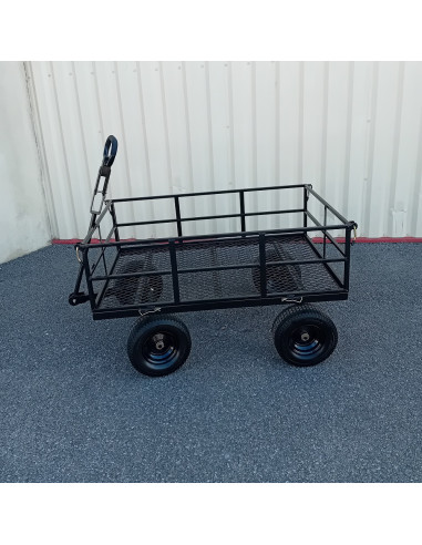 CHARIOT DE MANUTENTION 4 ROUES PLEINES CAPACITÉ...